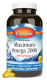 Carlson Maximum Omega 2000 cápsulas suaves de limón para consumo diario