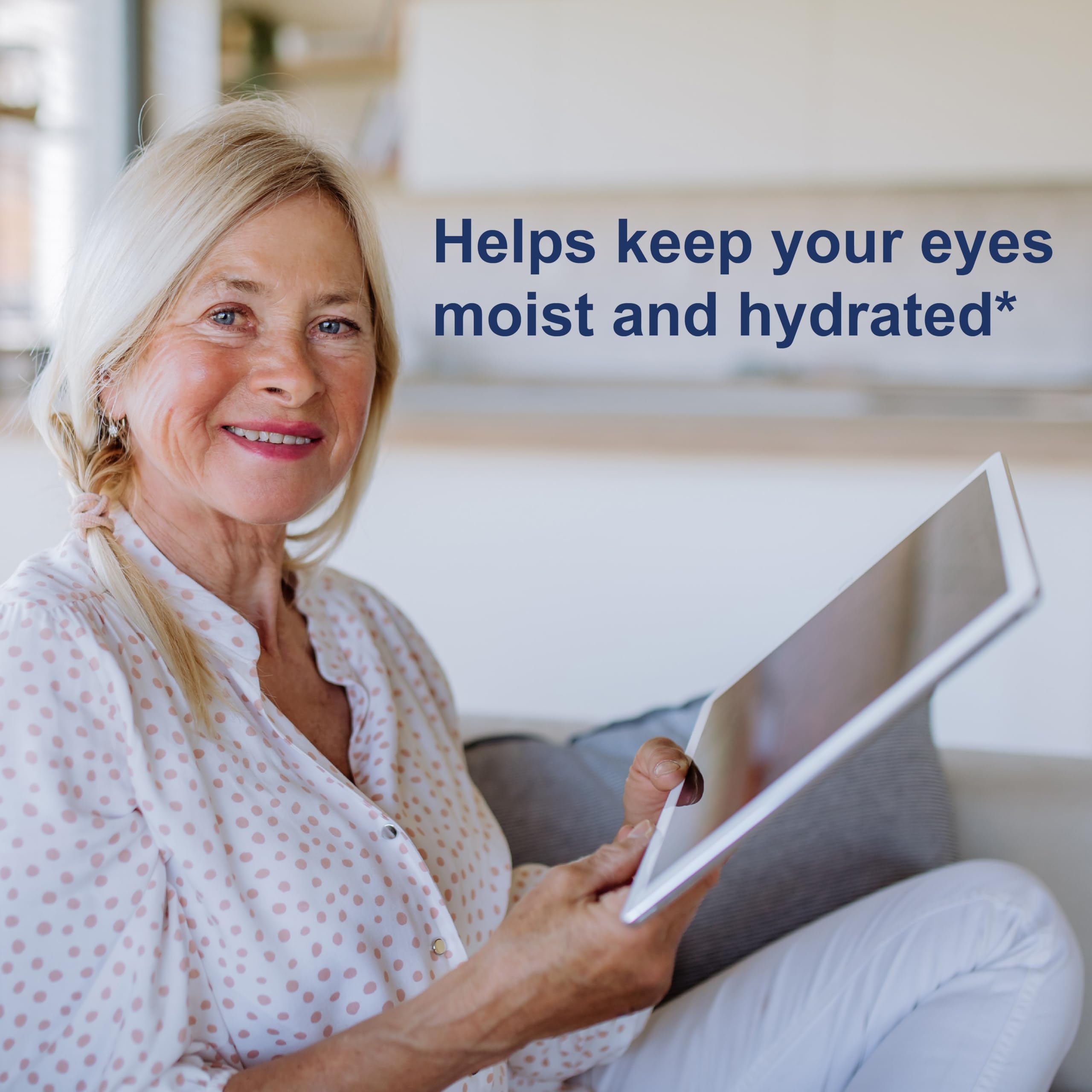 Carlson Moistur-eyes, dosis diaria para apoyo ocular.