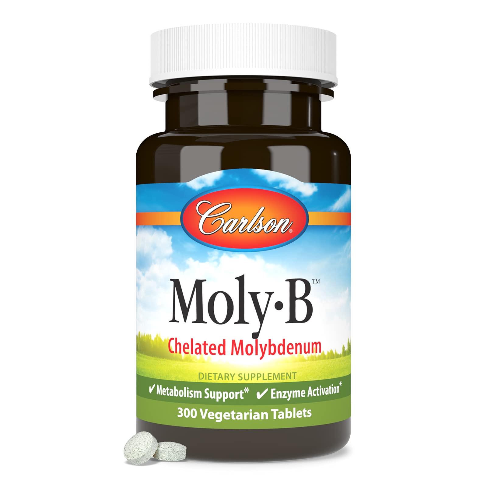 Carlson Moly-B proceso de quelación que puede mejorar la absorción.