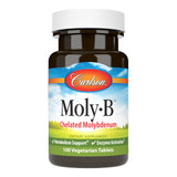 Carlson Moly-B: tabletas vegetarianas para soporte metabólico diario.