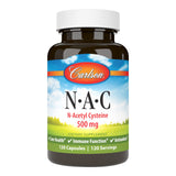 Carlson NAC 500 mg frasco cápsulas, apoyo a la salud hepática diaria.
