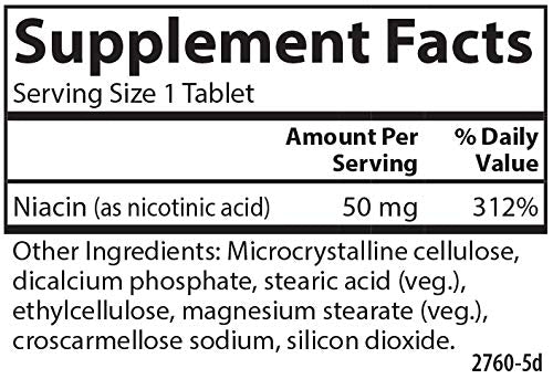 Carlson Niacina 50 mg, caja: presentación para la rutina diaria