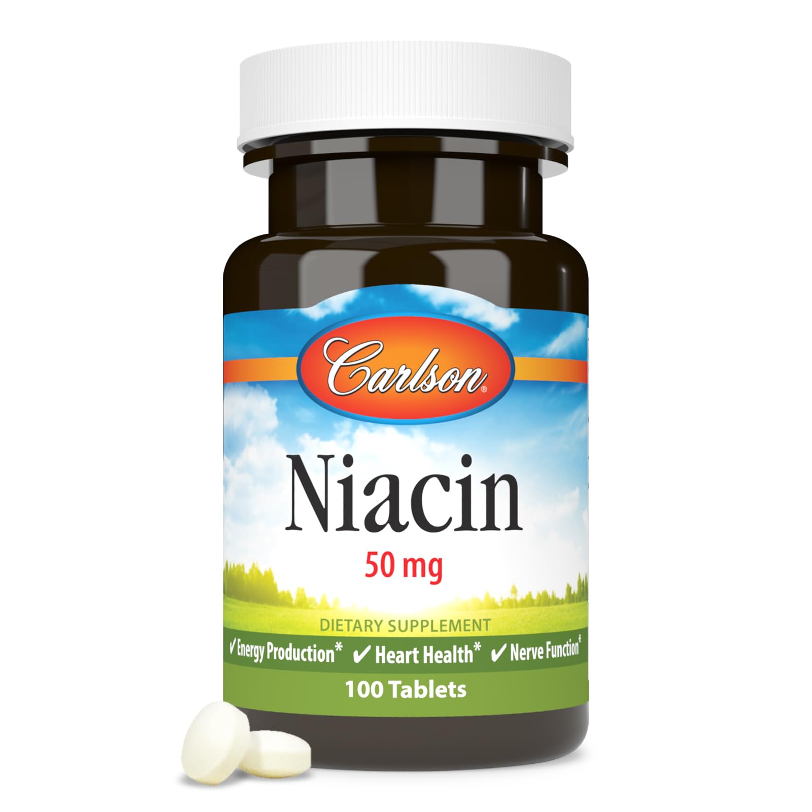 Carlson Niacina 50 mg, dosis diaria conveniente