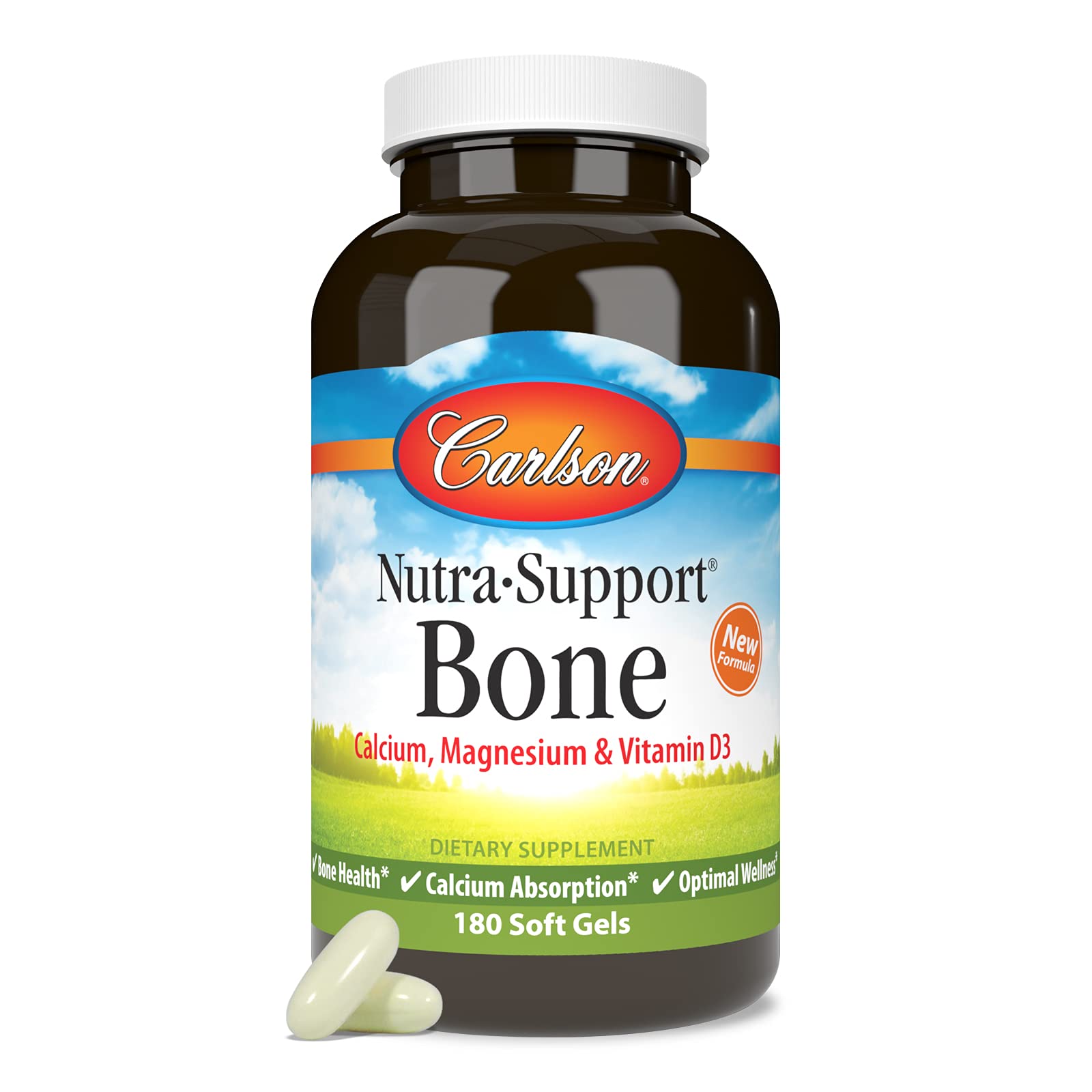 Carlson Nutra-Support cápsulas blandas 180: formato práctico para la rutina