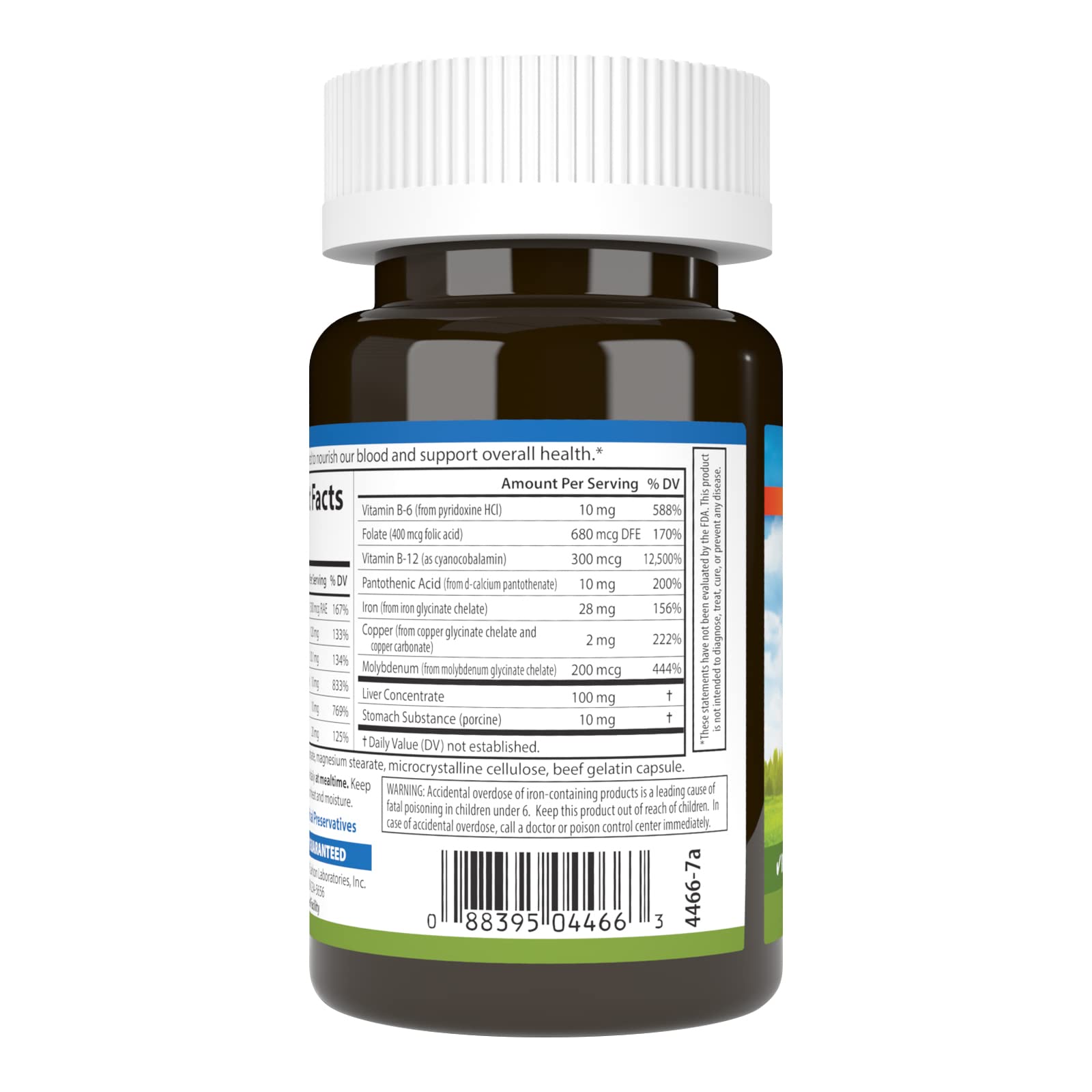 Carlson Nutrientes Sanguíneos: detalle de ingredientes que presentan beneficios para la absorción
