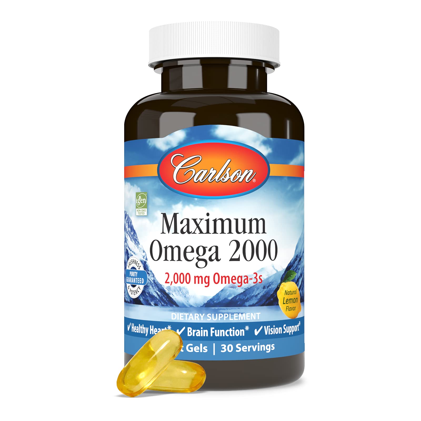 Certificaciones IFOS e IGEN de Carlson Omega 2000 para pureza