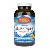 Carlson Gemas Omega-3, frasco de 1250 mg, uso diario de omega-3 para apoyo nutricional.