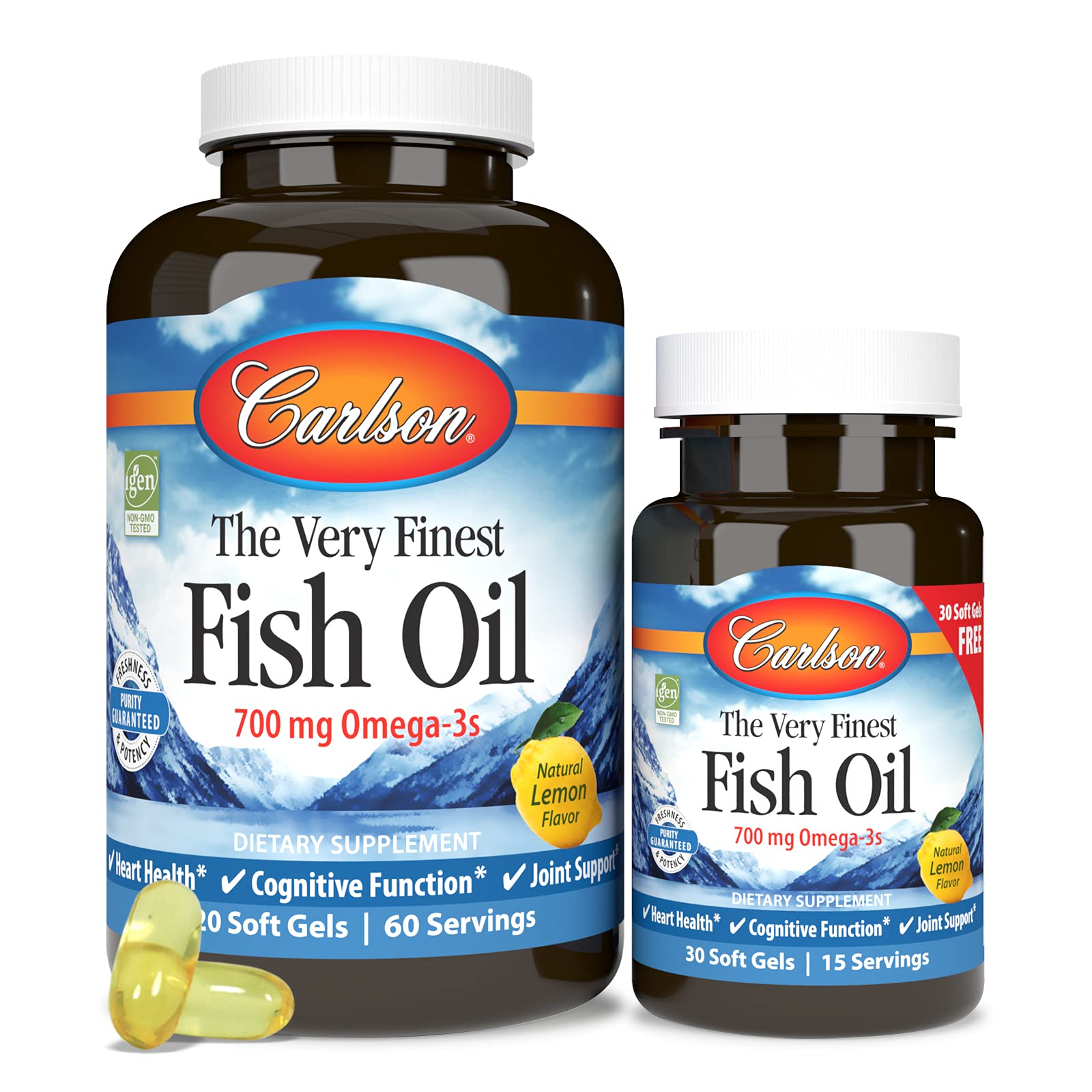 Carlson origen noruego: fuente sostenible de omega-3.