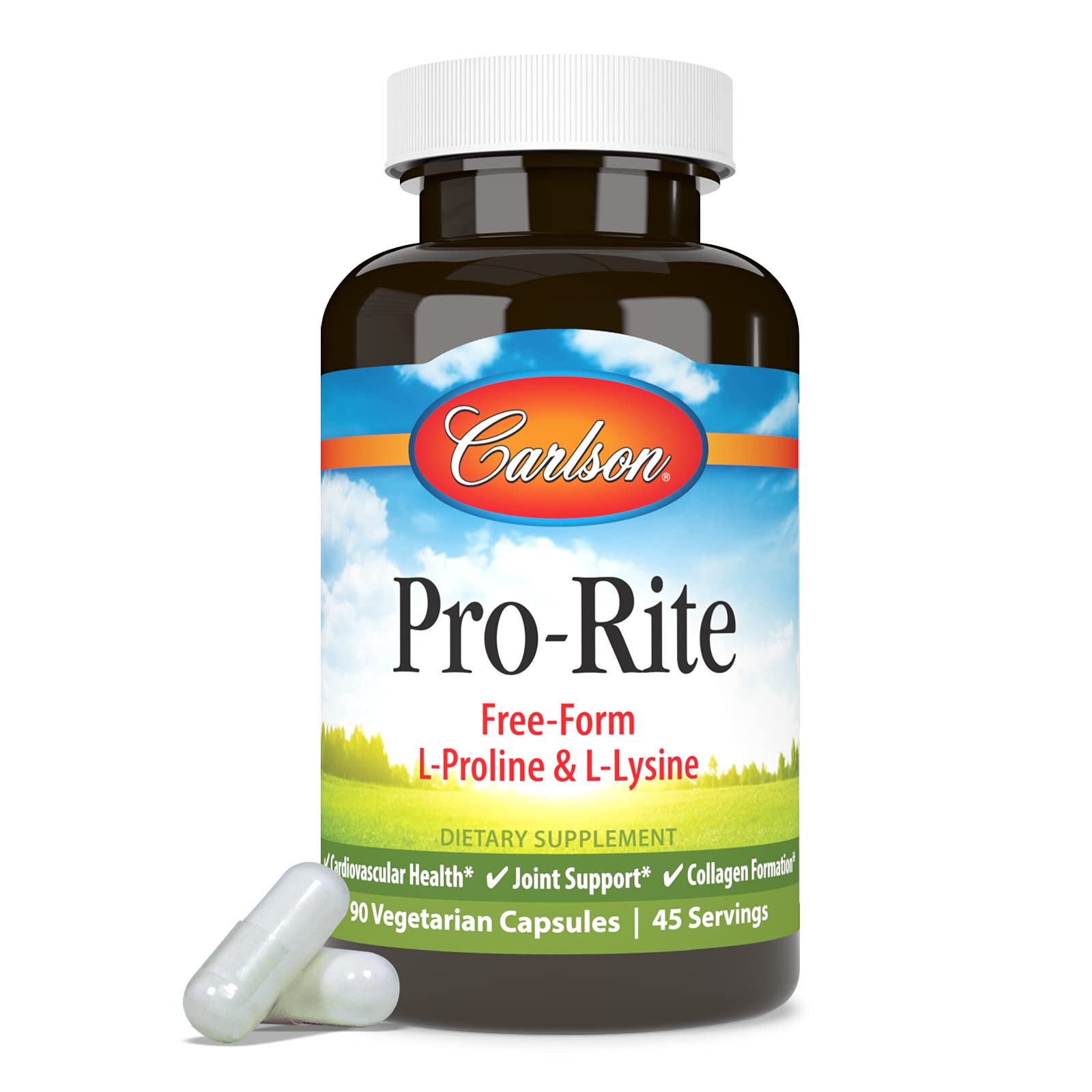 Carlson Pro-Rite con sello de calidad, garantía de potencia y pureza.