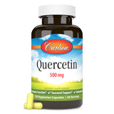 Toma diaria de Carlson Quercetin 500 mg, apoyo potencial para el bienestar.
