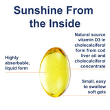 Carlson Solar D Gems composición D3 y Omega-3 para bienestar