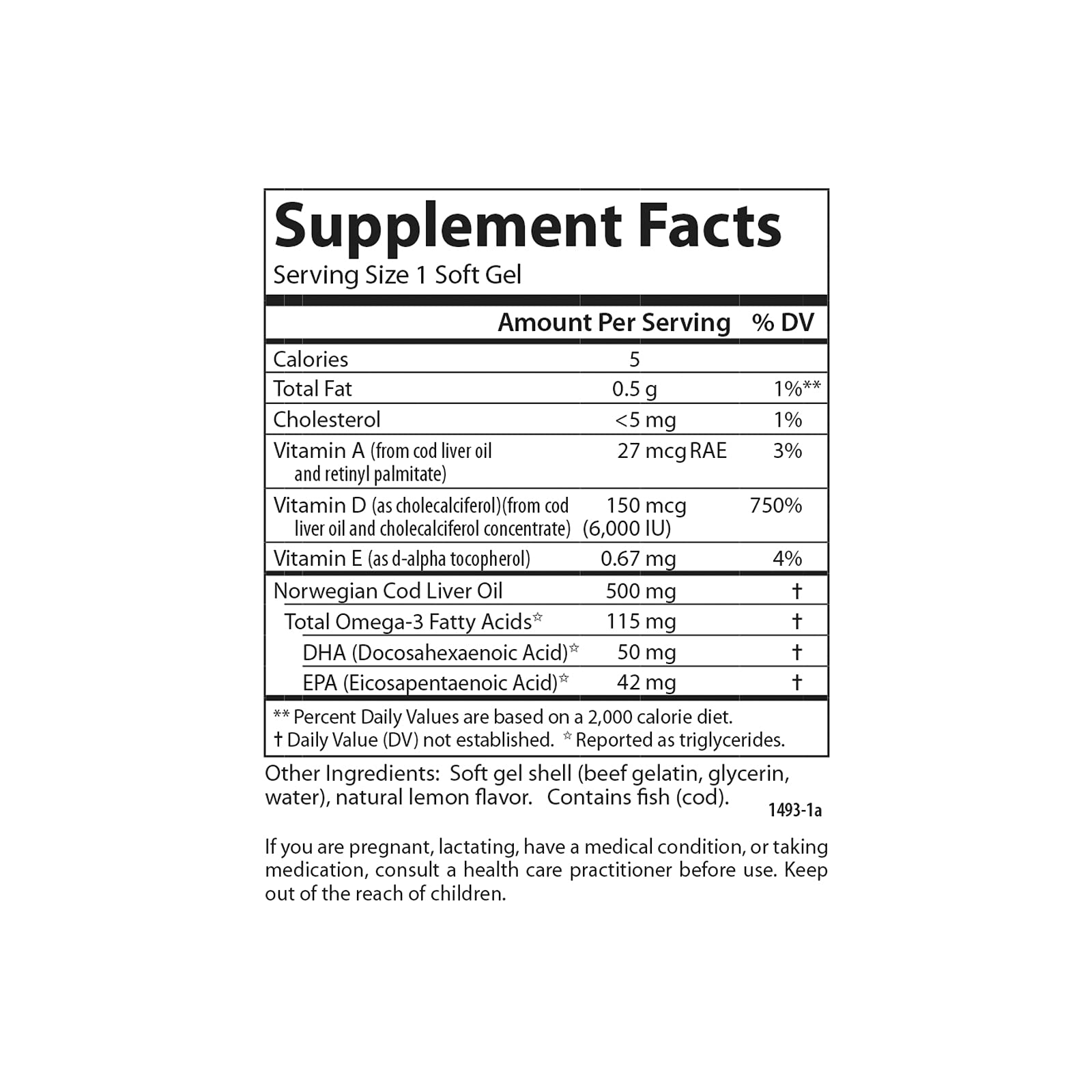 Carlson Solar D Gems: omega-3 EPA y DHA para uso diario.