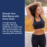 Carlson Solar D Gems salud inmunitaria potencial con D3 y Omega-3