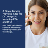 Carlson Super Omega-3 Gems, caja del día, empaque y diseño