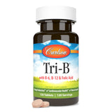 Carlson Tri-B: dosis diaria en tableta, posible aporte de vitaminas B.