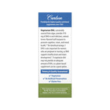 Carlson Vegetarian DHA con sabor limón natural, ideal para consumo diario.