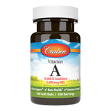 Carlson Vitamina A Solubilizada: botella con cápsulas suaves para la salud visual y la piel