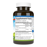 Cápsulas Carlson Mild-C en primer plano para una ingesta suave y digestiva