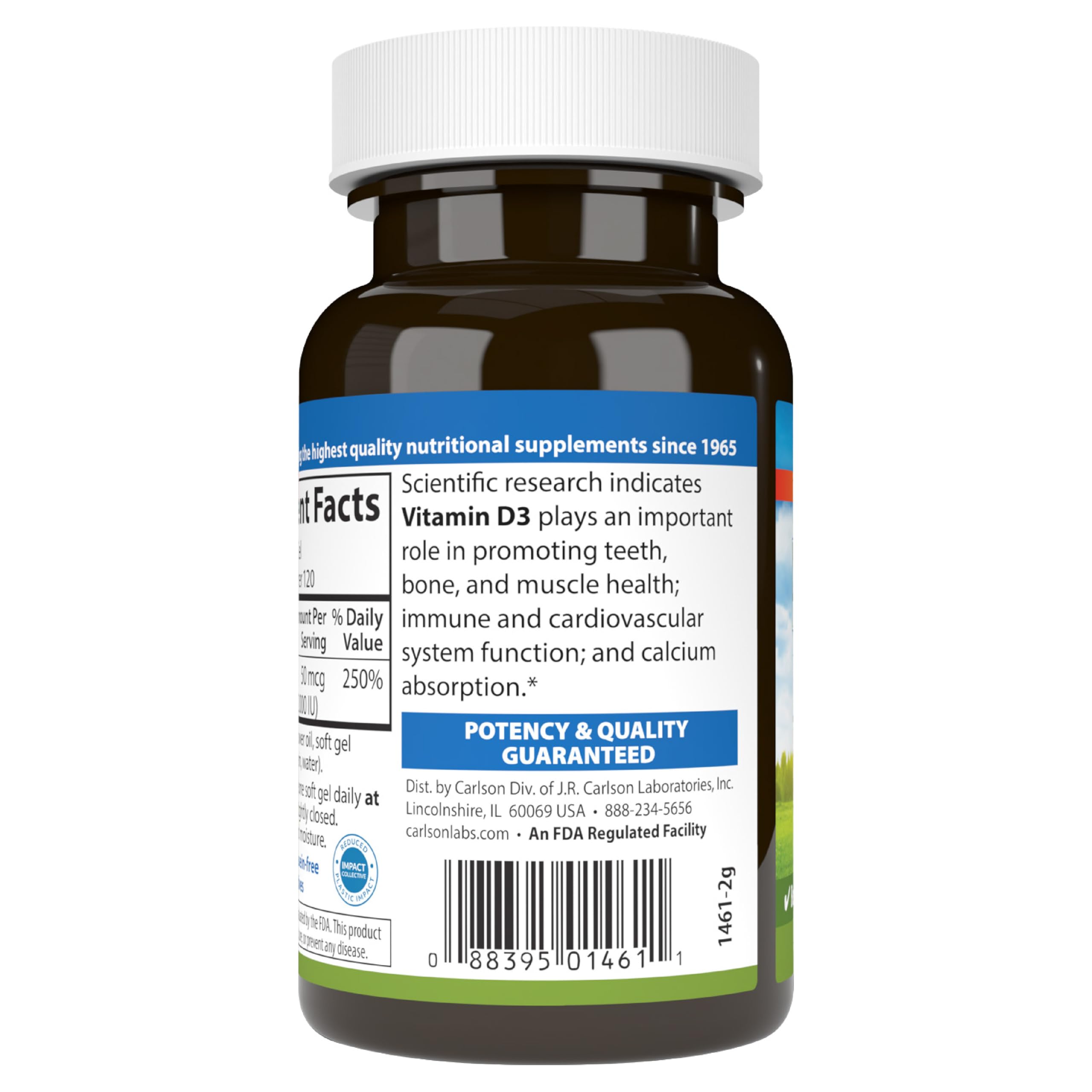 Uso recomendado para exposición solar limitada con Carlson Vitamina D