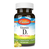 Carlson Vitamina D3, presentación de 120 cápsulas para uso sostenido.