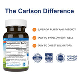 Carlson Vitamina D3 4000 UI botella frontal: apoyo diario para huesos y músculos