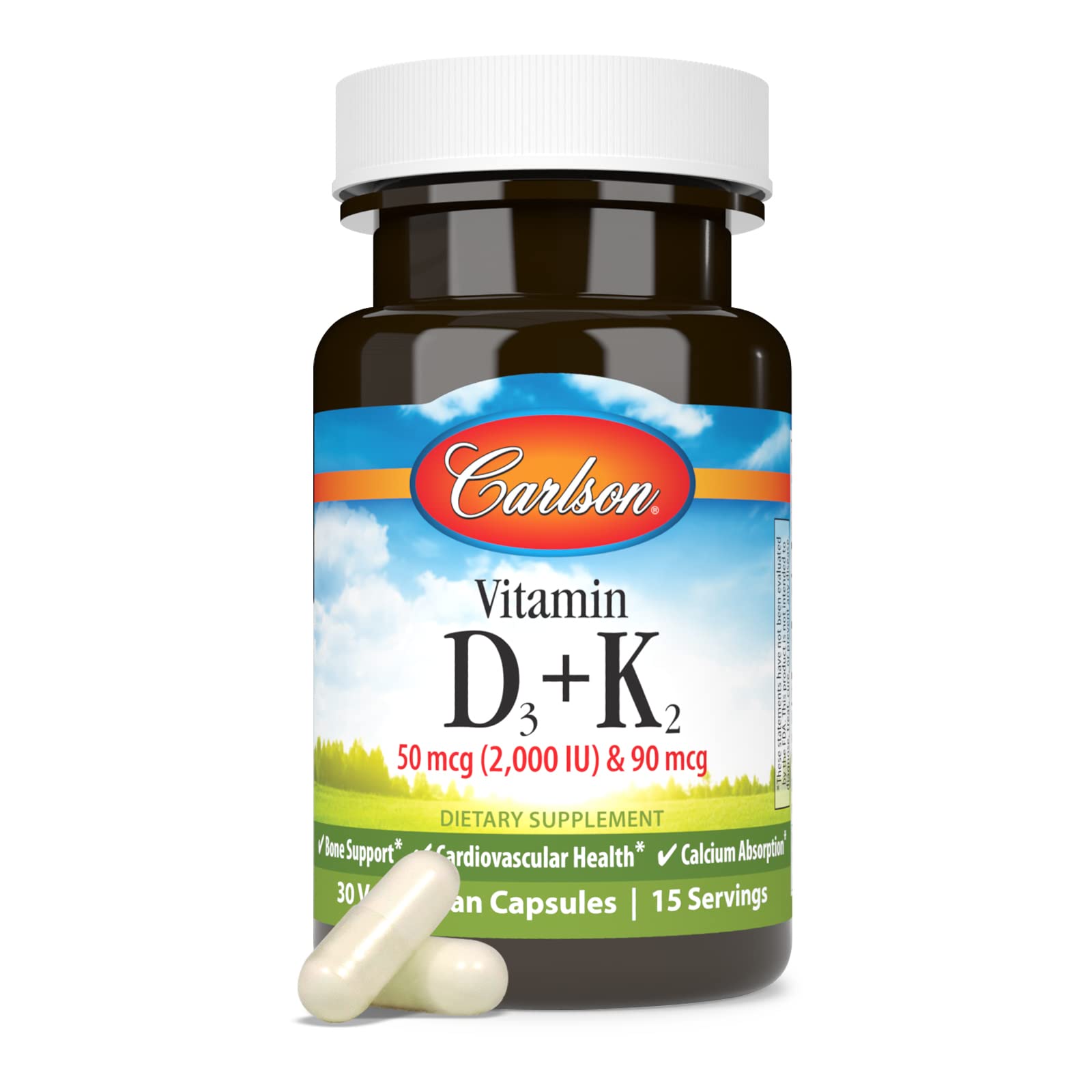 Carlson D3 + K2, uso diario recomendado