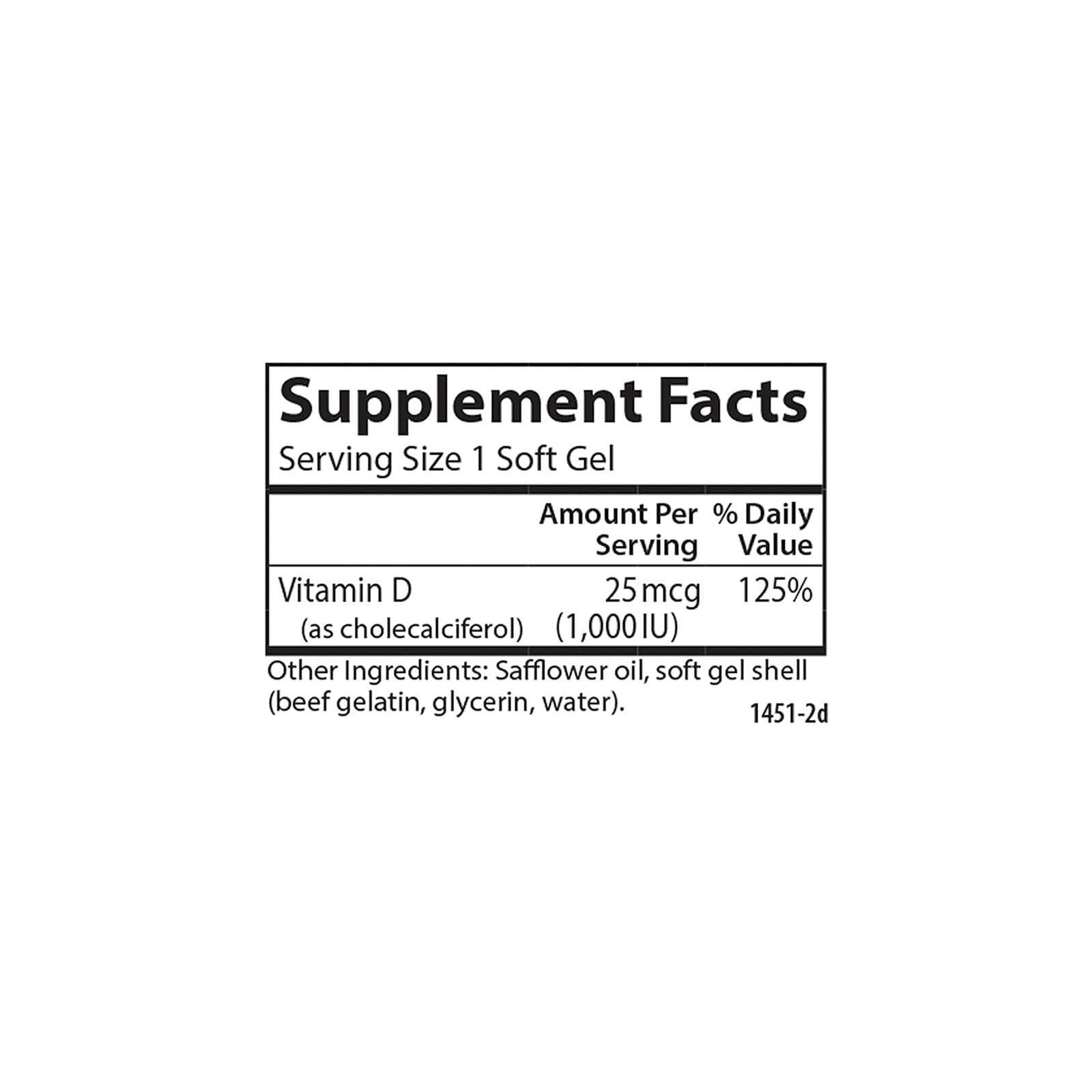 Carlson Vitamina D3 toma diaria con agua para rutina saludable