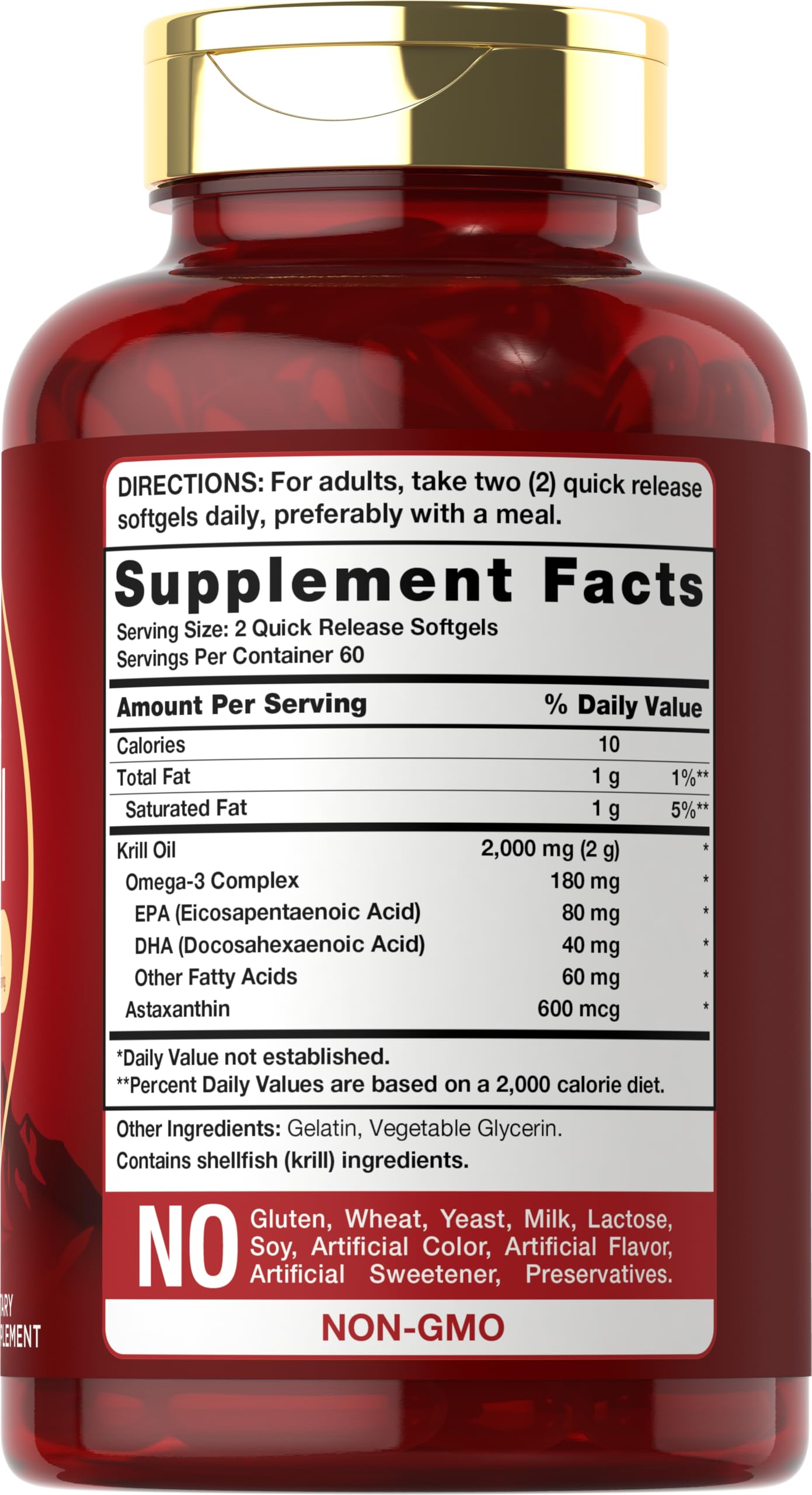 Carlyle Aceite de Krill Antártico, cápsulas de alta potencia para EPA y DHA.