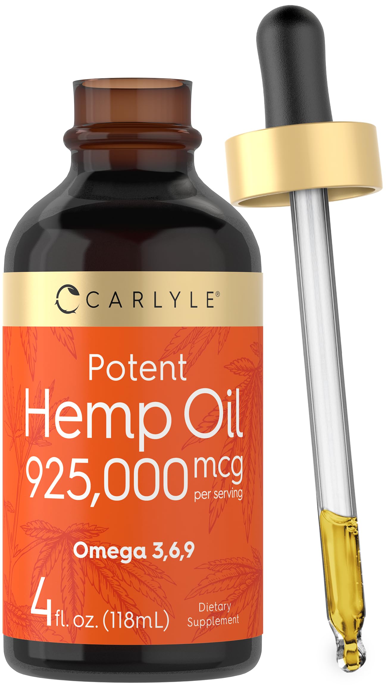 Carlyle Aceite de Semilla de Cáñamo, botella: fuente de Omega 3, 6 y 9 para tu rutina diaria