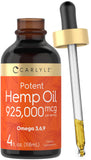 Carlyle Aceite de Semilla de Cáñamo, botella: fuente de Omega 3, 6 y 9 para tu rutina diaria