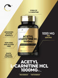 Frente del envase Carlyle Acetyl L-Carnitine HCL para pre-entrenamiento