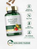 Etiqueta de Carlyle African Mango: información clara sobre la fórmula.