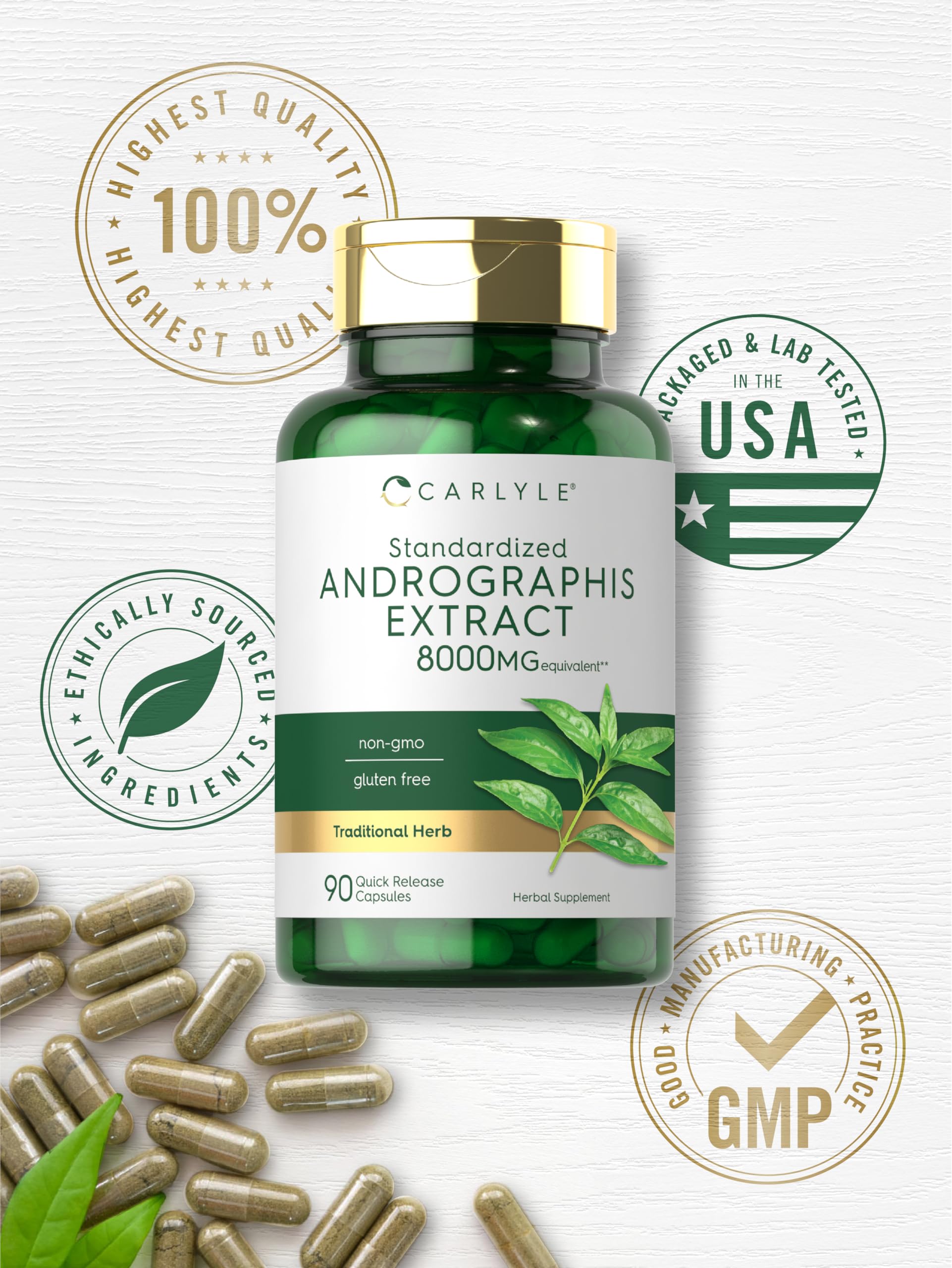 Carlyle Andrographis Paniculata cápsulas con 40 mg de andrographólidos