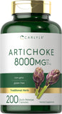 Carlyle Artichoke Extract Cápsulas en frasco para uso diario.