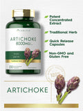 Hojas de alcachofa fresca, fuente natural en el extracto Carlyle.
