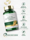 Envase Carlyle Ashwagandha con 120 caplets, práctico para la rutina diaria