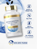 Etiqueta clara de Carlyle Astaxantina 12 mg para uso diario.