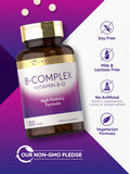 Carlyle B-Complex B12: cápsulas vegetarianas listas para consumir.