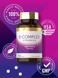 Carlyle B-Complex B12: ingredientes clave para bienestar diario.