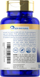 Etiqueta trasera Carlyle B2 400 mg, información de ingredientes no-GMO.