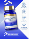 Carlyle Benfotiamina etiqueta de ingredientes para transparencia y confianza.