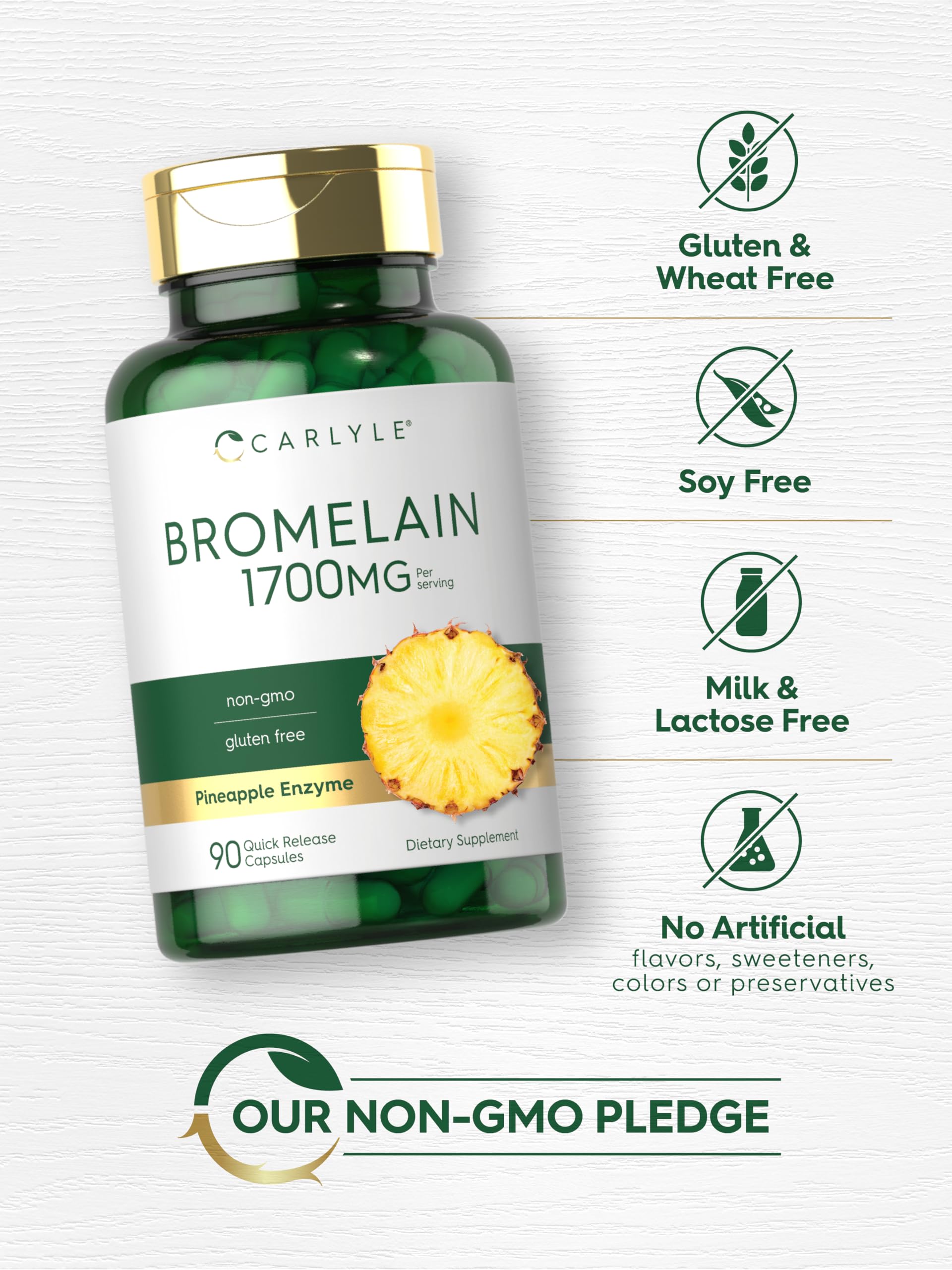 Carlyle Bromelain: empaque práctico para almacenamiento