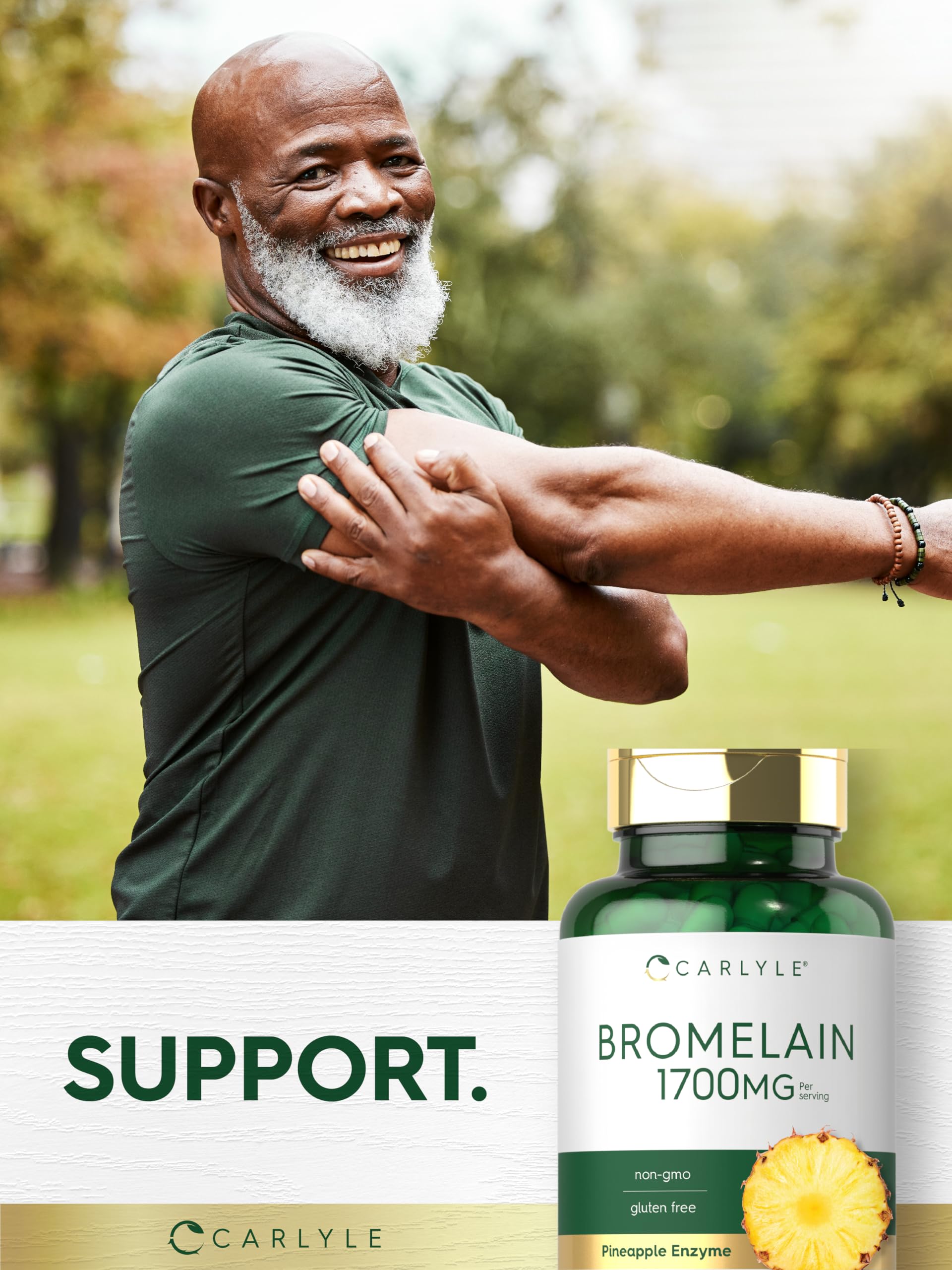 Carlyle Bromelain: sin gluten ni OGM para mayor tranquilidad