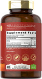 Etiqueta frontal de Carlyle Calcium 1200 mg con D3 para huesos fuertes