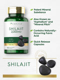 Carlyle Shilajit Cápsulas, dosis rápida para absorción eficiente
