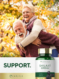 Carlyle Shilajit Cápsulas, información nutricional destacada en la etiqueta
