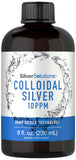 Carlyle Colloidal Silver, botella de 8 oz para uso diario seguro.