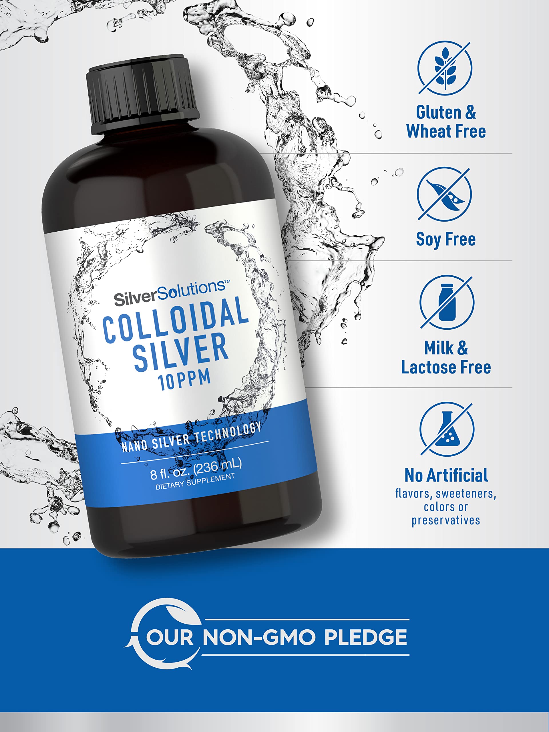 Uso diario de Carlyle Colloidal Silver para simplificar la rutina.
