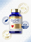 Carlyle CoQ10 200 mg, cápsulas para consumo diario.