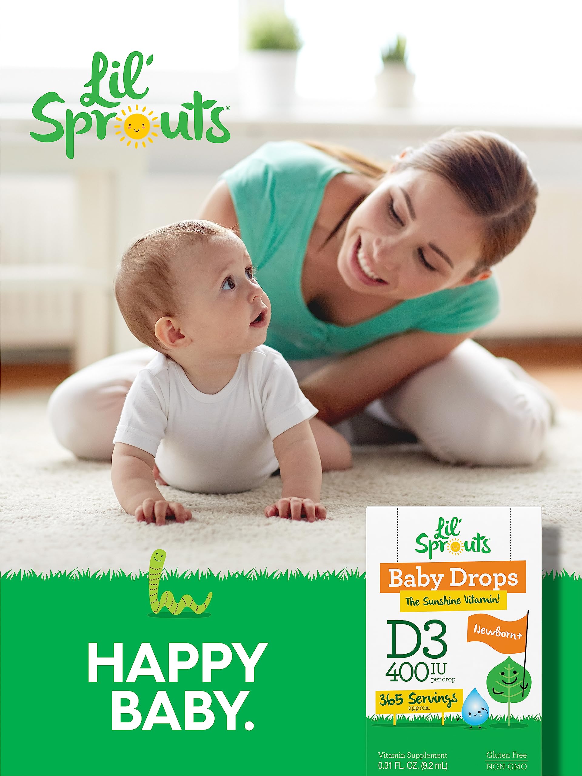 Gotas Carlyle D3 para bebés, fácil integración a comidas.
